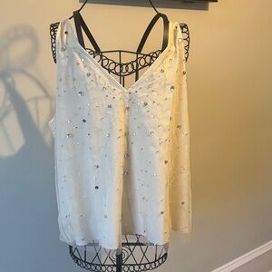 LOFT Ivory Satin Camisole